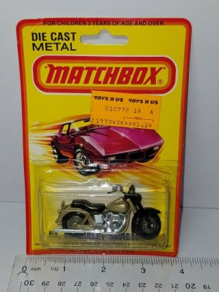 Vintage Matchbox Lesney Harley Davidson Motorcycle No.  50