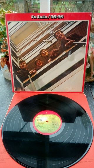 The Beatles - 1962 - 1966 - Red Album - Pcsp 717 - 1st Press - 1973 Uk Vinyl 2lp Nr