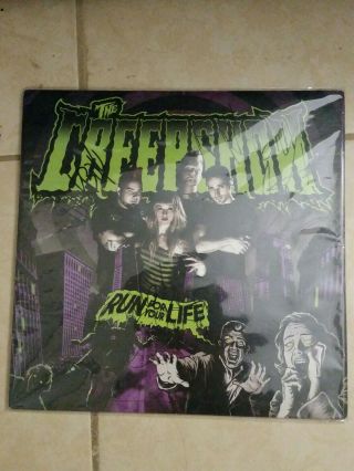 The Creepshow - Run For Your Life - Green Lp - Autographed Very Rare
