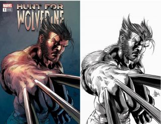 Hunt For Wolverine 1 Marvel Mike Deodato Color Sketch Set 2 Variant (04/25/2018)