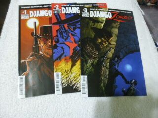 Django Zorro Dynamite Complete Set With A Few Variants 1,  2,  3,  4,  5,  6,  7
