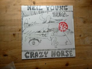 Neil Young & Crazy Horse Zuma Near Vinyl Record Rep 54057 1975 Dutch Press
