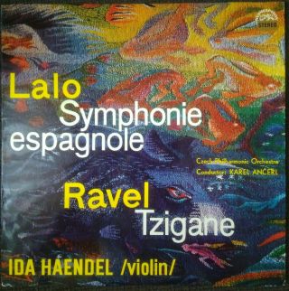 Ida Haendel /violin/ Lalo Ravel Supraphon Sua St 50615 Stereo 1969 Nm