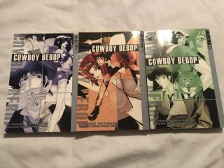 Cowboy Bebop Manga - Complete Set Volumes 1 - 3