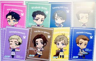 14 Set - Official Yuri On Ice Princess Cafe Postcards Limited Edition Exclusive