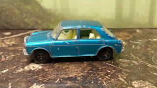 Vintage 1970 Matchbox Lesney No64 Mg 1100 Driver & Dog Blue England