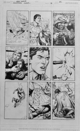 Gary Frank Doomsday Clock Comic Art 8 P22 Putin,  Watchmen,  Superman
