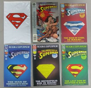 Death Of Superman Tpb 75,  Reign Of The Supermen Doomsday 1st Prints Dc Comics