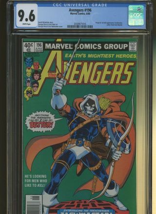 Avengers 196 Cgc 9.  6 | Marvel 1980 | Origin & 1st Full Taskmaster.  Busiek Letter
