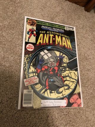 Marvel Premiere 47 Scott Lang Becomes The Ant - Man