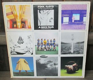 Pink Floyd: A Pair 2 X Vinyl Lp Double Album 1974 Uk Gatefold Monk Reissue