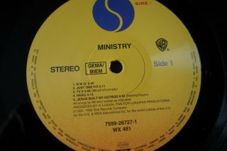Ministry - Psalm 69 Album Vinyl 12 