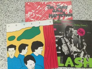 The Jesus And Mary Chain,  Josefk,  The Clash 3 X 7” Singles