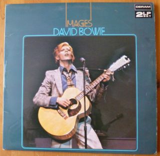 David Bowie Images 2 X 12 " Vinyl Lp Double Album Deram Records Dpa 3017/8 Vg/vg