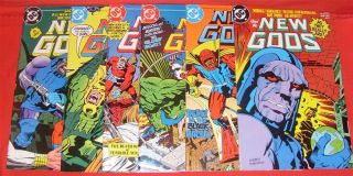 Gods 1 - 6 Dc Comic Set Complete Jack Kirby Colletta Thibodeaux Royer 1984 Nm