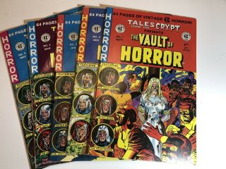 Vault Of Horror Tales From The Crypt Russ Cochran 1 - 5 1991 - 1992 Complete Comics
