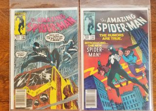 The Spider - Man 252 & 254 By Marvel Comics Group Vf 2 Comic Books