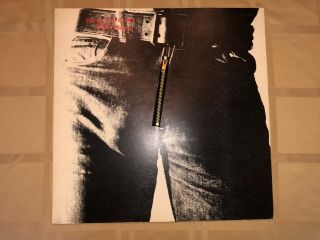 The Rolling Stones Lp Sticky Fingers Coc 59100 / 1971 Zipper
