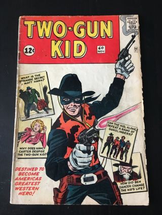 Two - Gun Kid 60 Gd To Vg Complete Unrestored