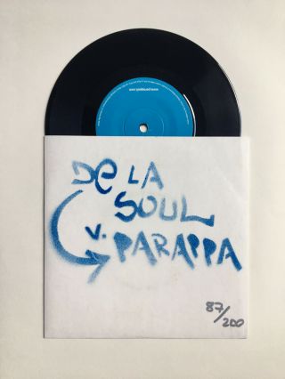 De La Soul V Parappa Vinyl 7 Single Ltd Edition 87/200 2001 Tommy Boy