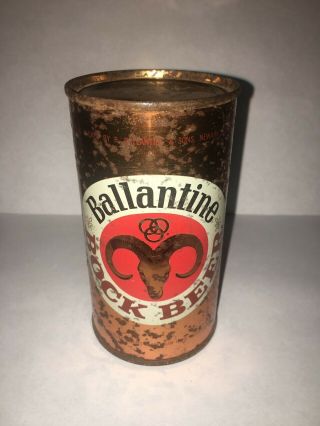 Rare Ballantine Bock Flat Top Beer Can