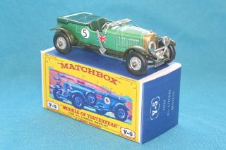 Matchbox Yesteryear Y5 - 2 Bentley 4 ½ Litre (1929) - Code 3 (d07)