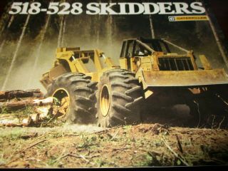 Caterpillar 518/528 Cable & Grapple Skidders Sales/specifications Brochure