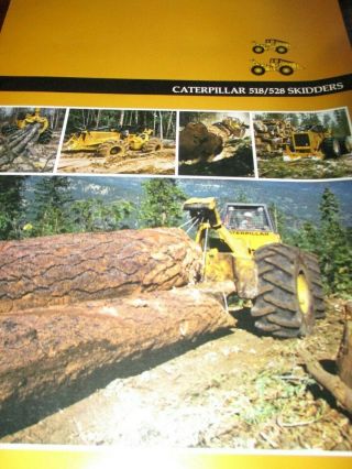 Caterpillar 518/528 Skidders Sales/specifications Brochure