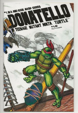 Donatello 1 Nm - Mirage Studios 1986 Teenage Mutant Ninja Turtles 1st Solo Title