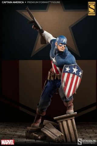 Sideshow Collectibles Captain America Premium Format Exclusive Statue