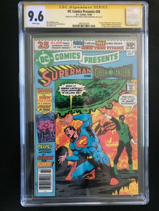Dc Comics Presents 26 Cgc 9.  6 Signature Series Signed By Wolfman/perez First