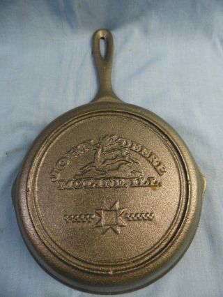 Vintage Collectible John Deere 8 " Cast Iron Skillet Old Stock