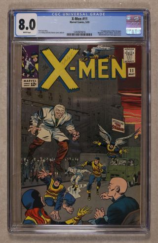 Uncanny X - Men (1st Series) 11 1965 Cgc 8.  0 1243925016
