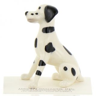 Dalmatian Sitting Miniature Dog Figurine Handmade In America By Hagen - Renaker