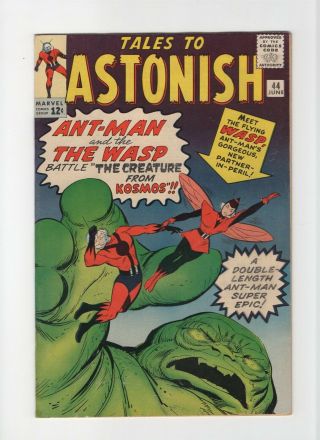 Tales To Astonish 44 Vf 8.  0 Marvel Comic Ant - Man Key 1st Wasp