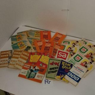 25 Savings Trading Stamp Saver Books Full Vintage Paper Ephemera Advertising R