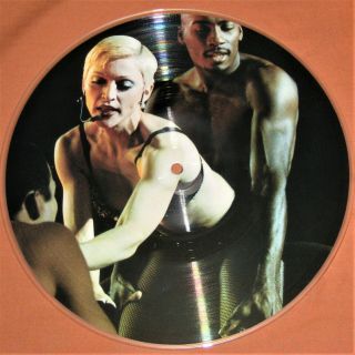 Madonna Live Black Stockings 10 " Picture Disc Uk Pic Disk Rare Erotica Vinyl