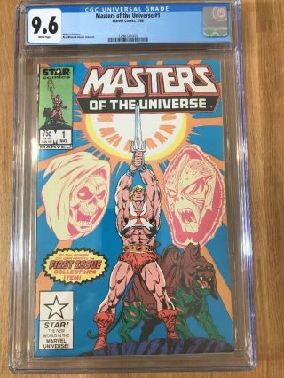 Masters Of The Universe 1 (may,  1986) - Cgc 9.  6 White Pages