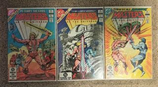 Masters Of The Universe (1982 Dc) 1 - 3 Full Set He - Man
