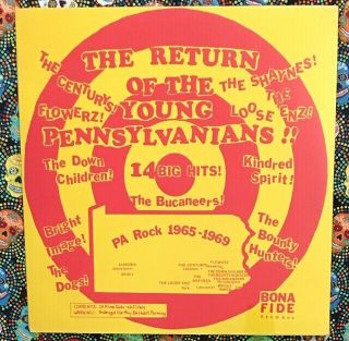 V/a - Return Of The Young Pennsylvanians Lp Vinyl Garage Loose Enz Flowerz
