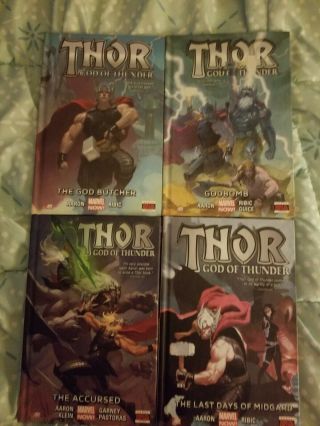 Thor:god Of Thunder Hc Vol.  1 Thru 4
