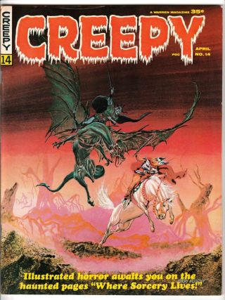 Creepy 14 April 1967 Fine 6.  0 Warren Pubs Classic Gray Morrow Cover