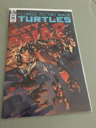 Teenage Mutant Ninja Turtles 95,  Cover A Htf,  Nm,  1st Female Turtle