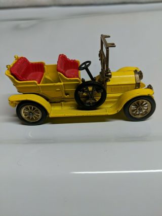 Lesney Matchbox Models Of Yesteryear No.  Y - 5 1907 Peugeot Yellow Made in England 2