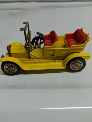 Lesney Matchbox Models Of Yesteryear No.  Y - 5 1907 Peugeot Yellow Made in England 4
