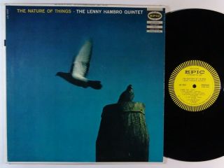 Lenny Hambro Quintet The Nature Of Things Lp On Epic Vg,