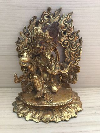 Tibetan Gilded Bronze Buddha Qing Dynasty