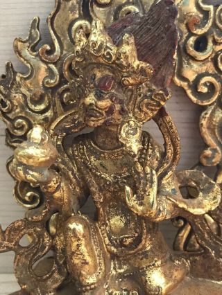 Tibetan Gilded Bronze Buddha Qing Dynasty 2