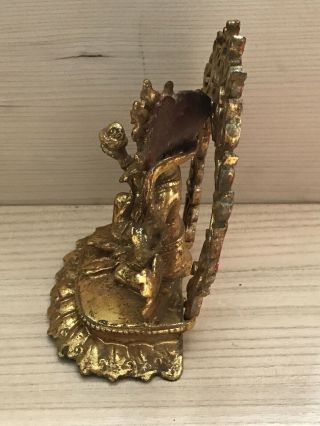 Tibetan Gilded Bronze Buddha Qing Dynasty 5