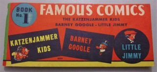 1934 King Features Famous Comics Book No.  1 Vg